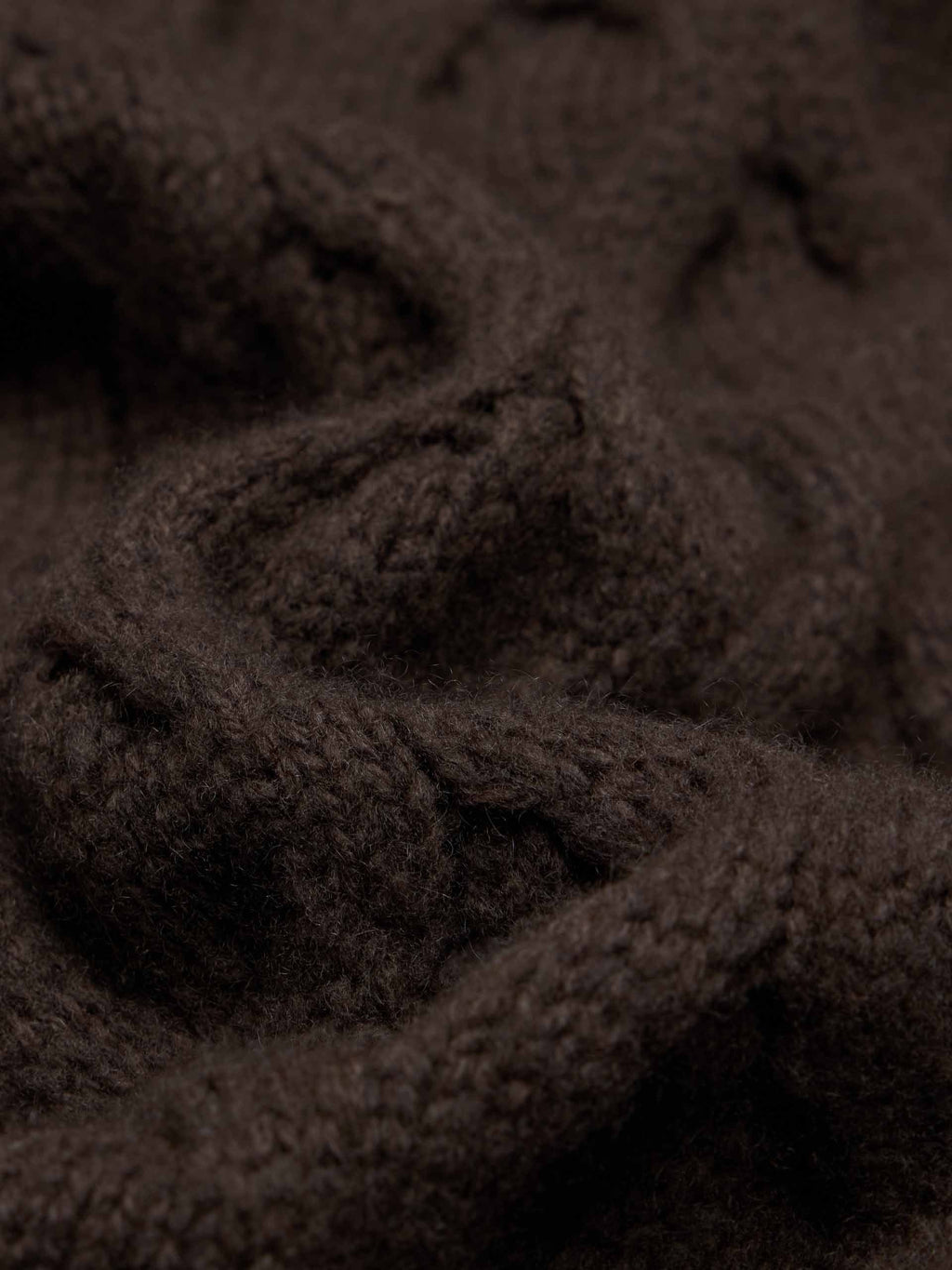 Long Cable Knit Cardigan