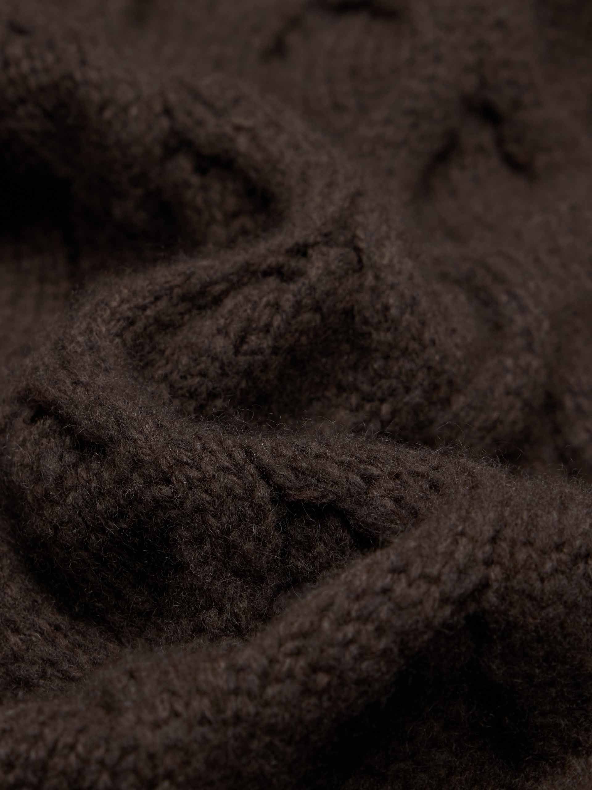 Long Cable Knit Cardigan