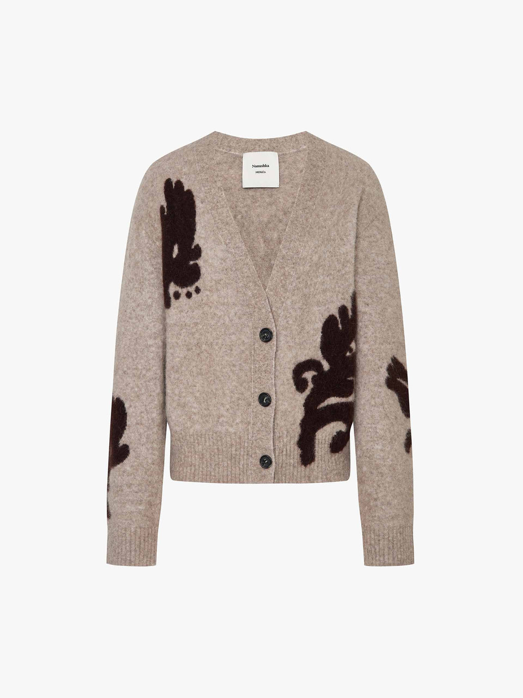 V-neck Cropped Cardigan