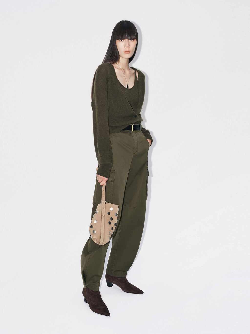 Included Cashmere Cardigan Set