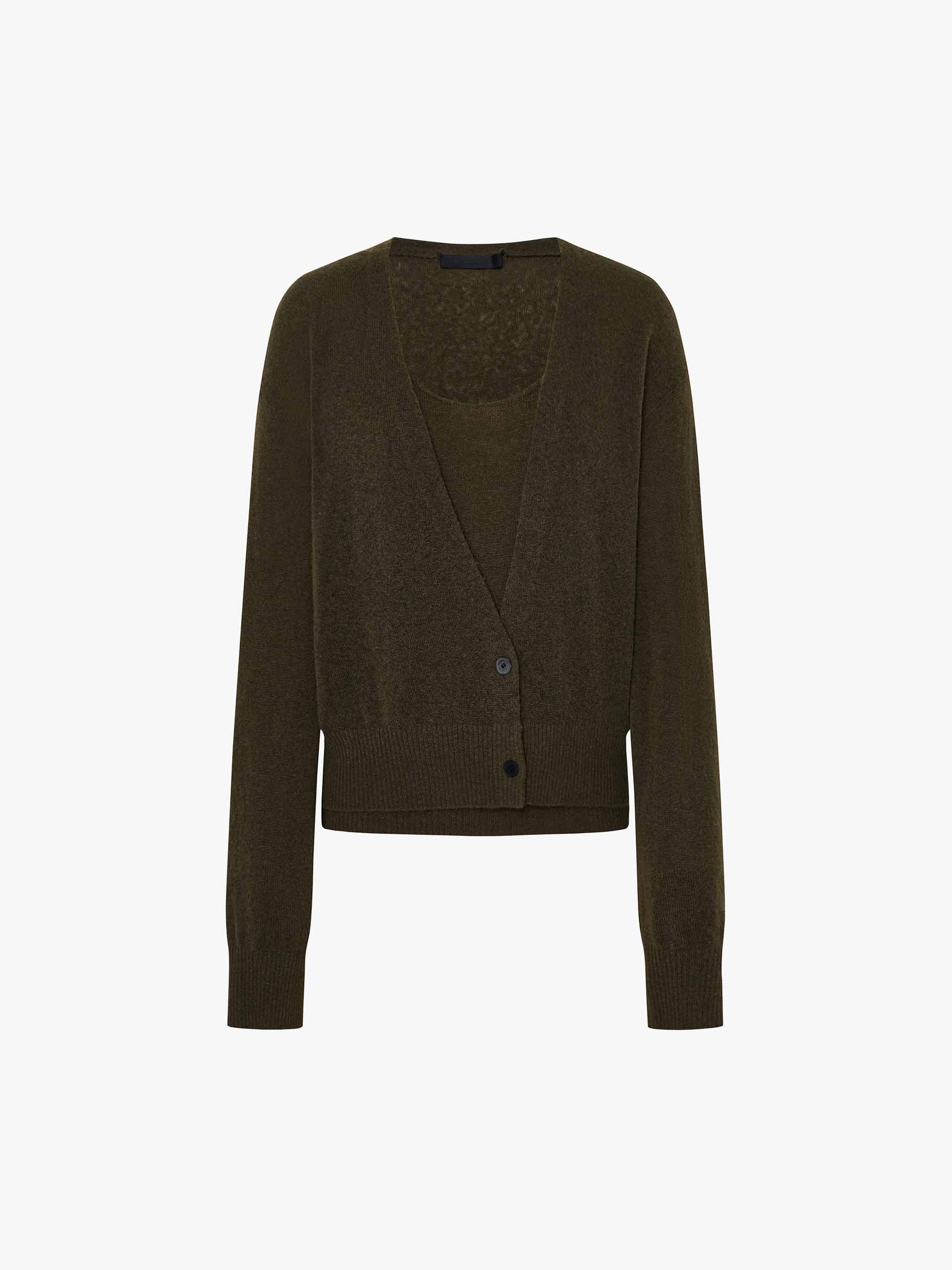 Included Cashmere Cardigan Set