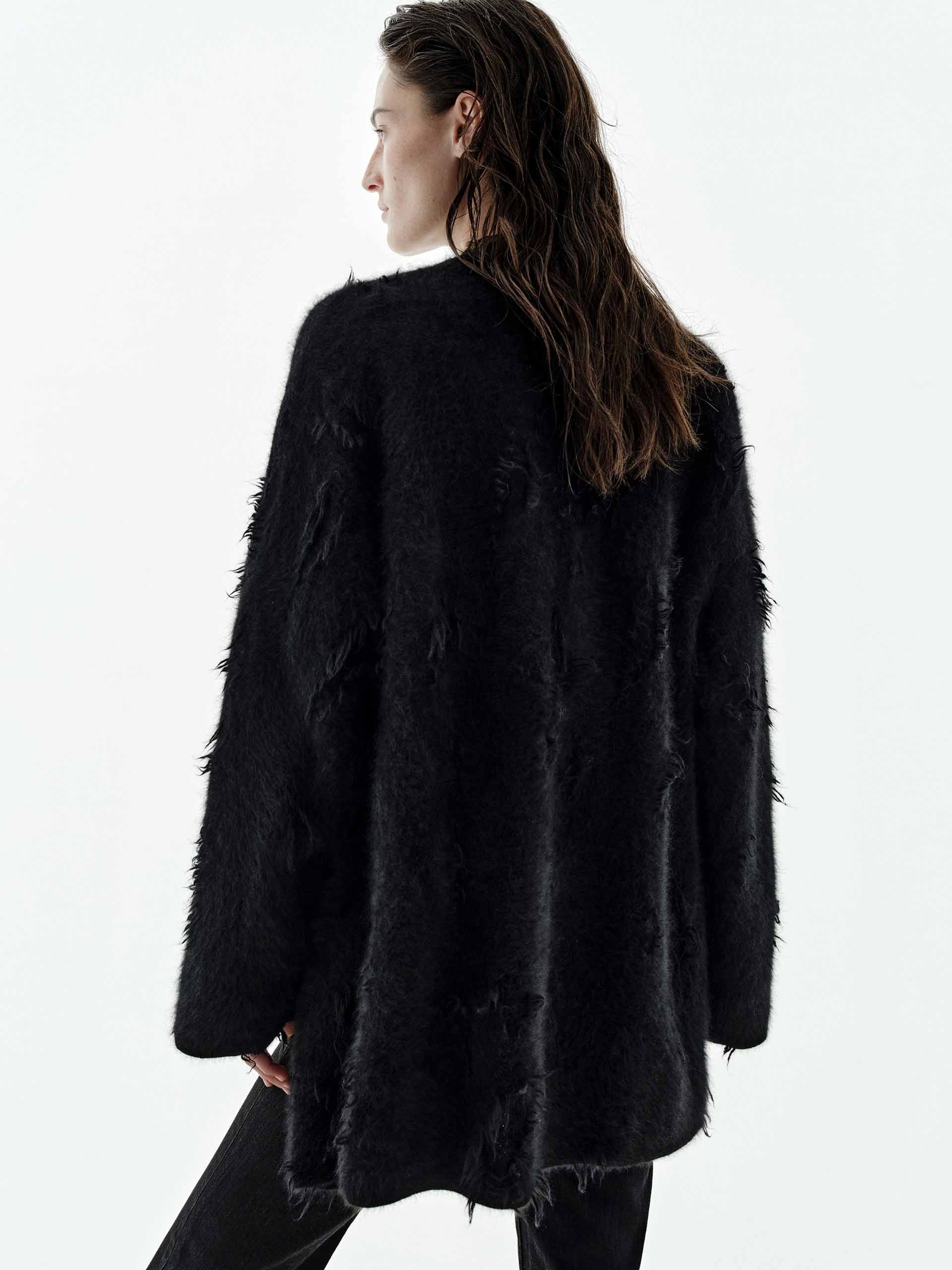Brushed V-neck Cardigan