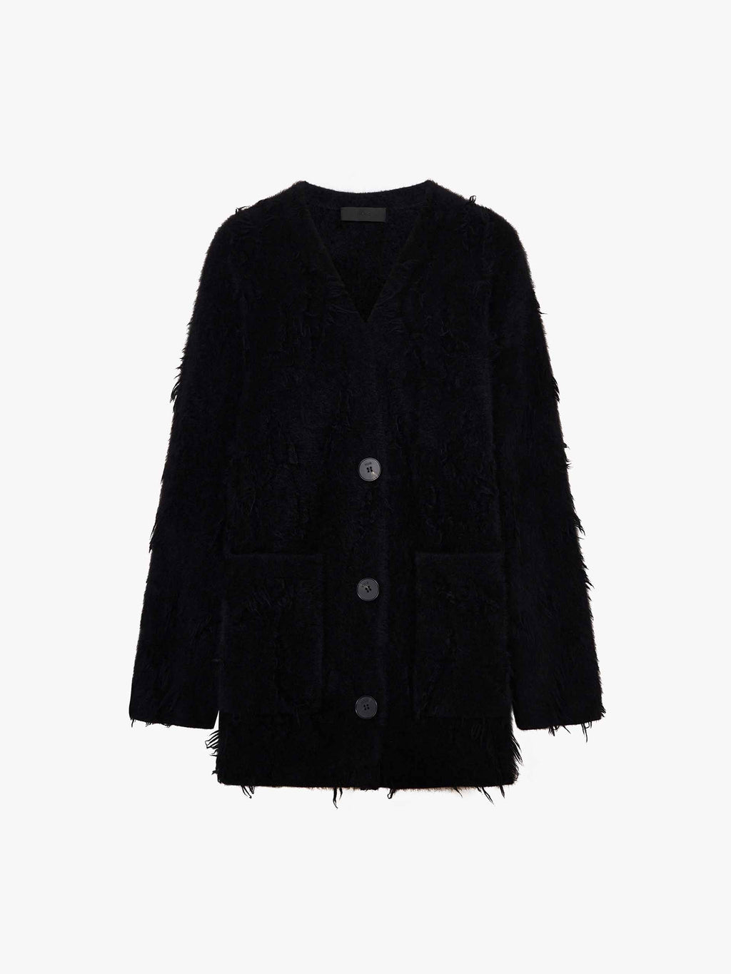 Brushed V-neck Cardigan