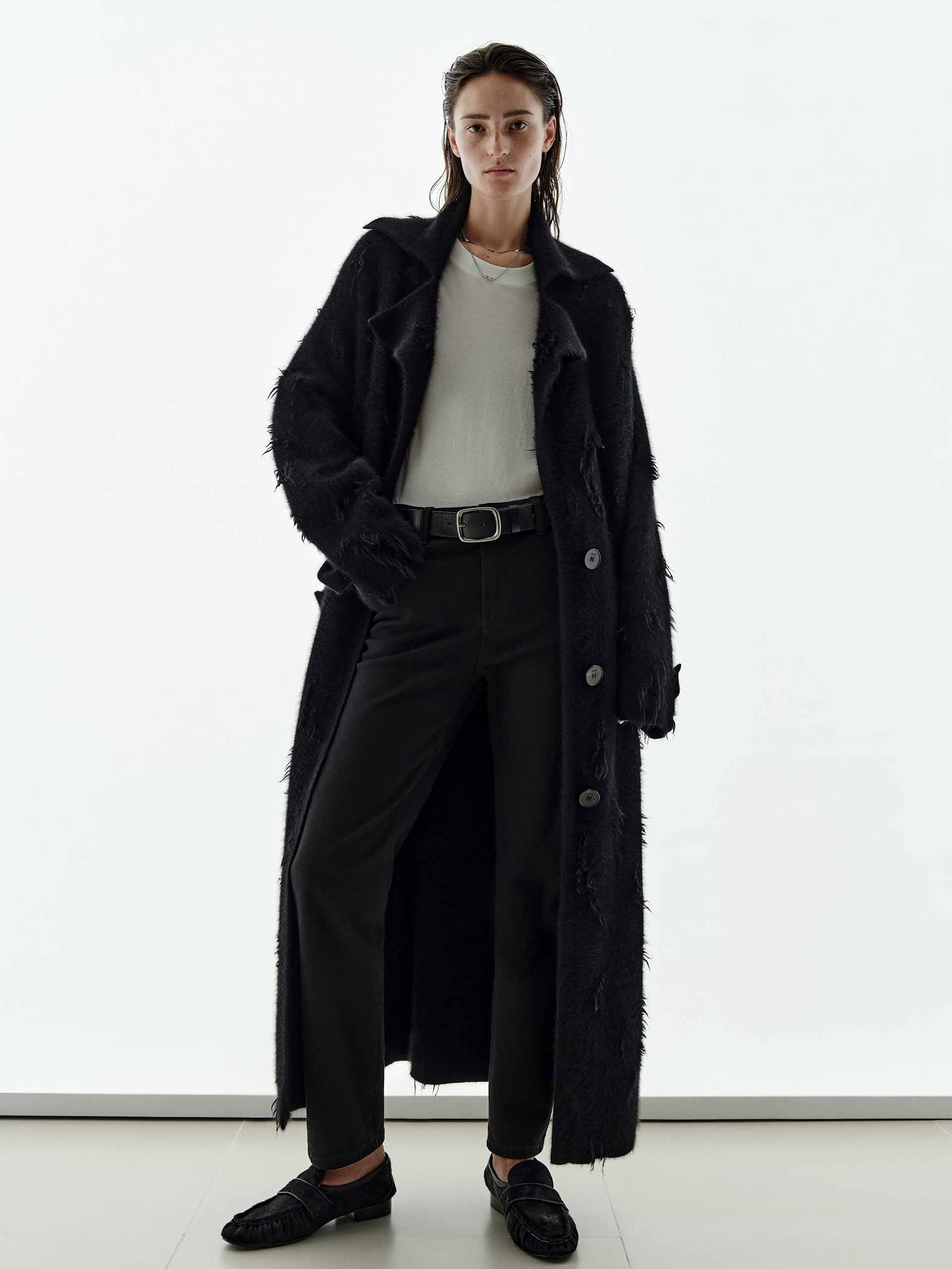 Longline Furry Cardigan