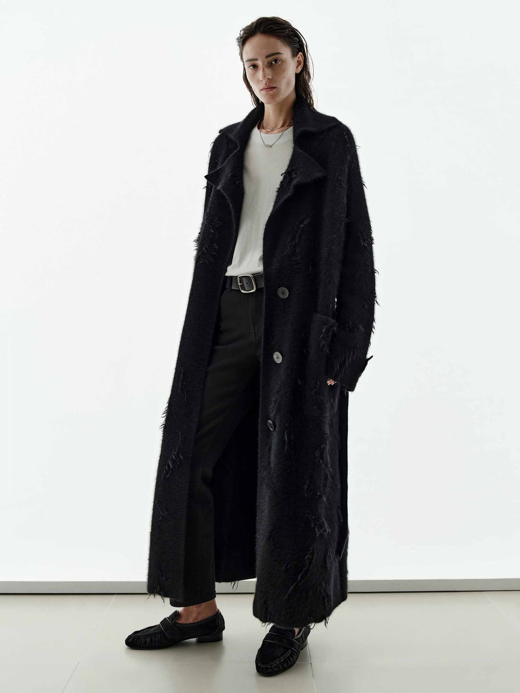 Longline Furry Cardigan
