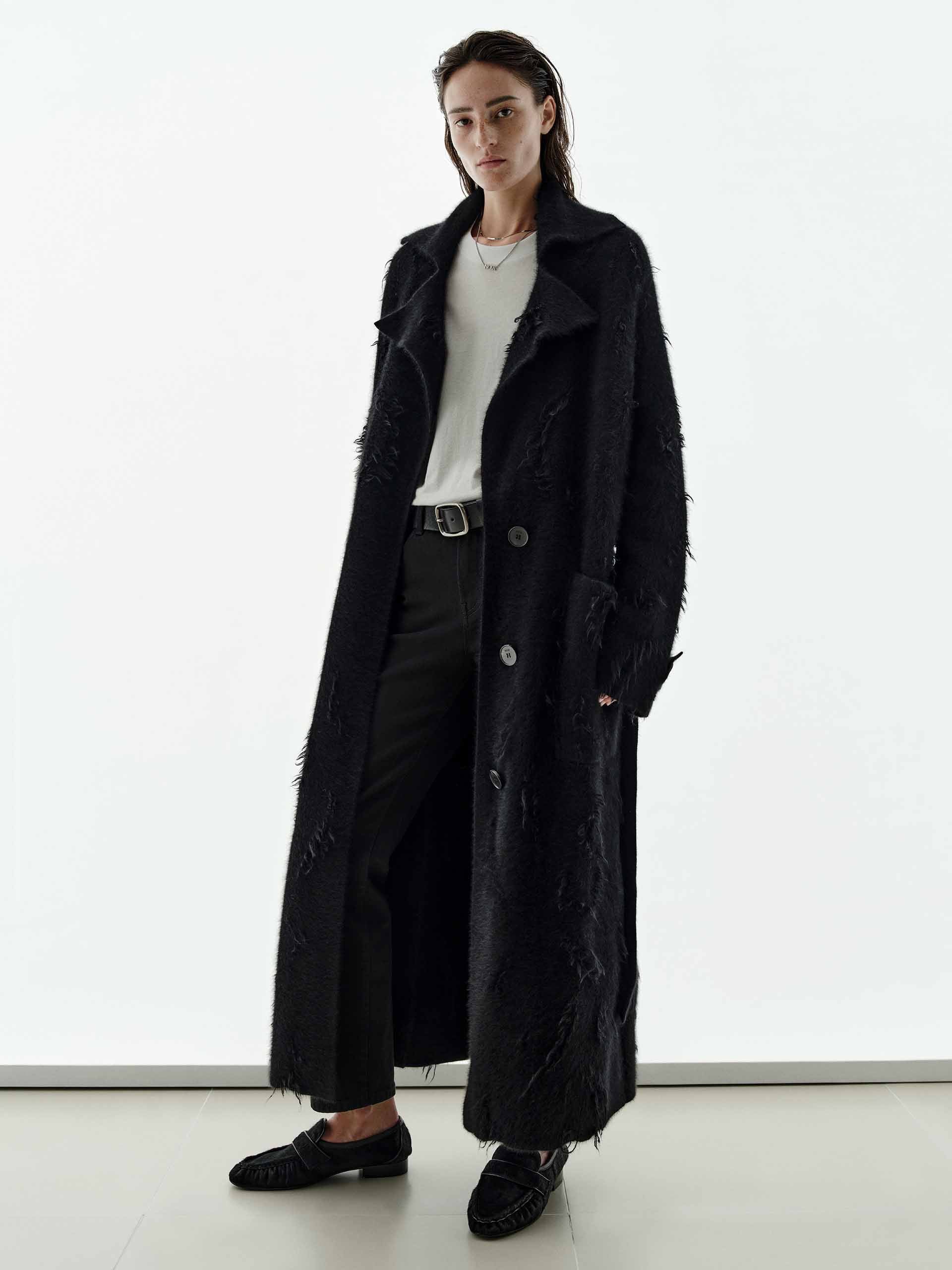 Longline Furry Cardigan