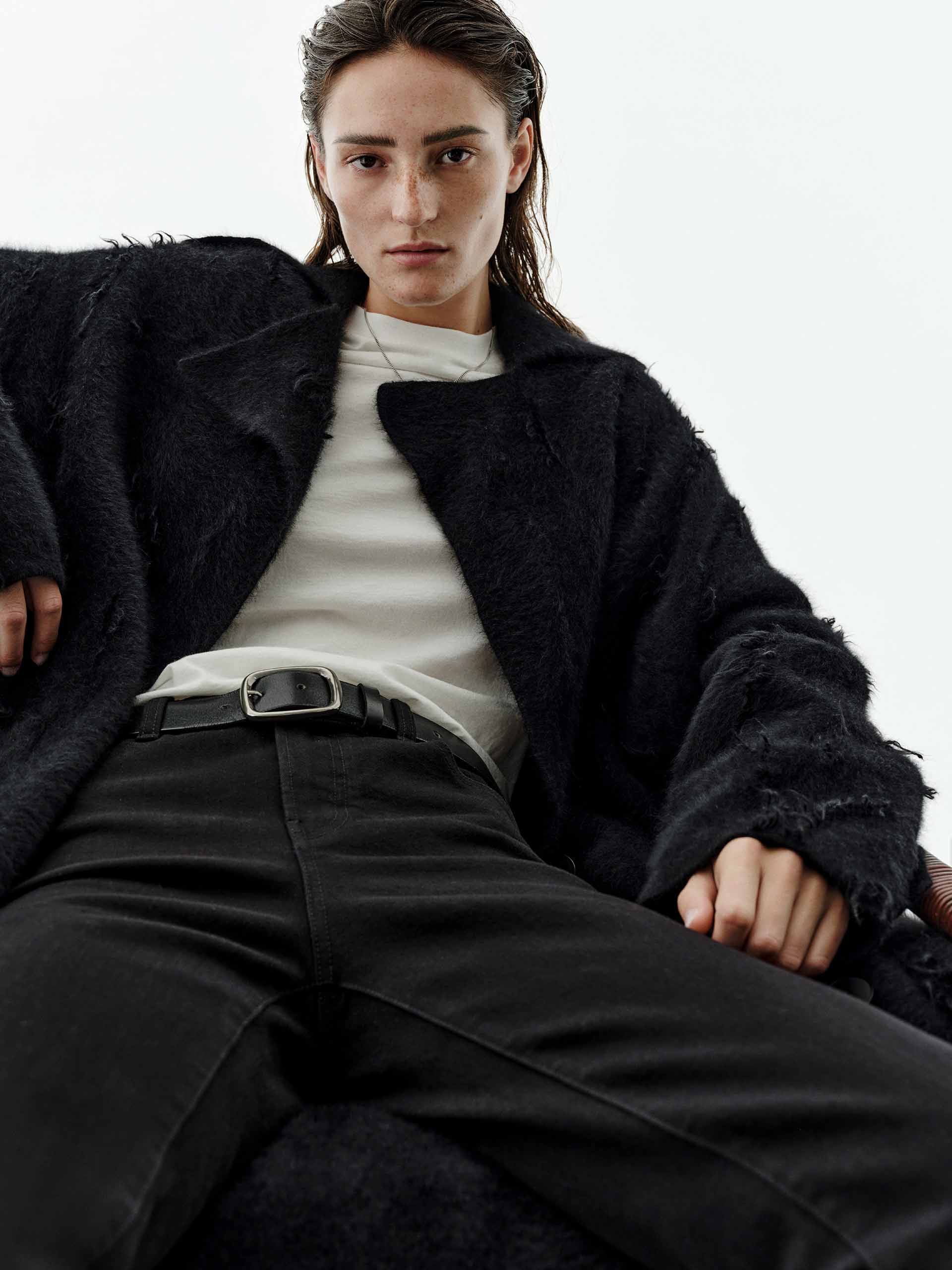 Longline Furry Cardigan