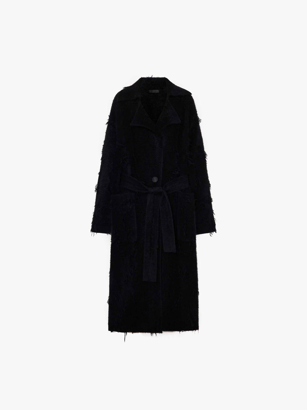 Longline Furry Cardigan