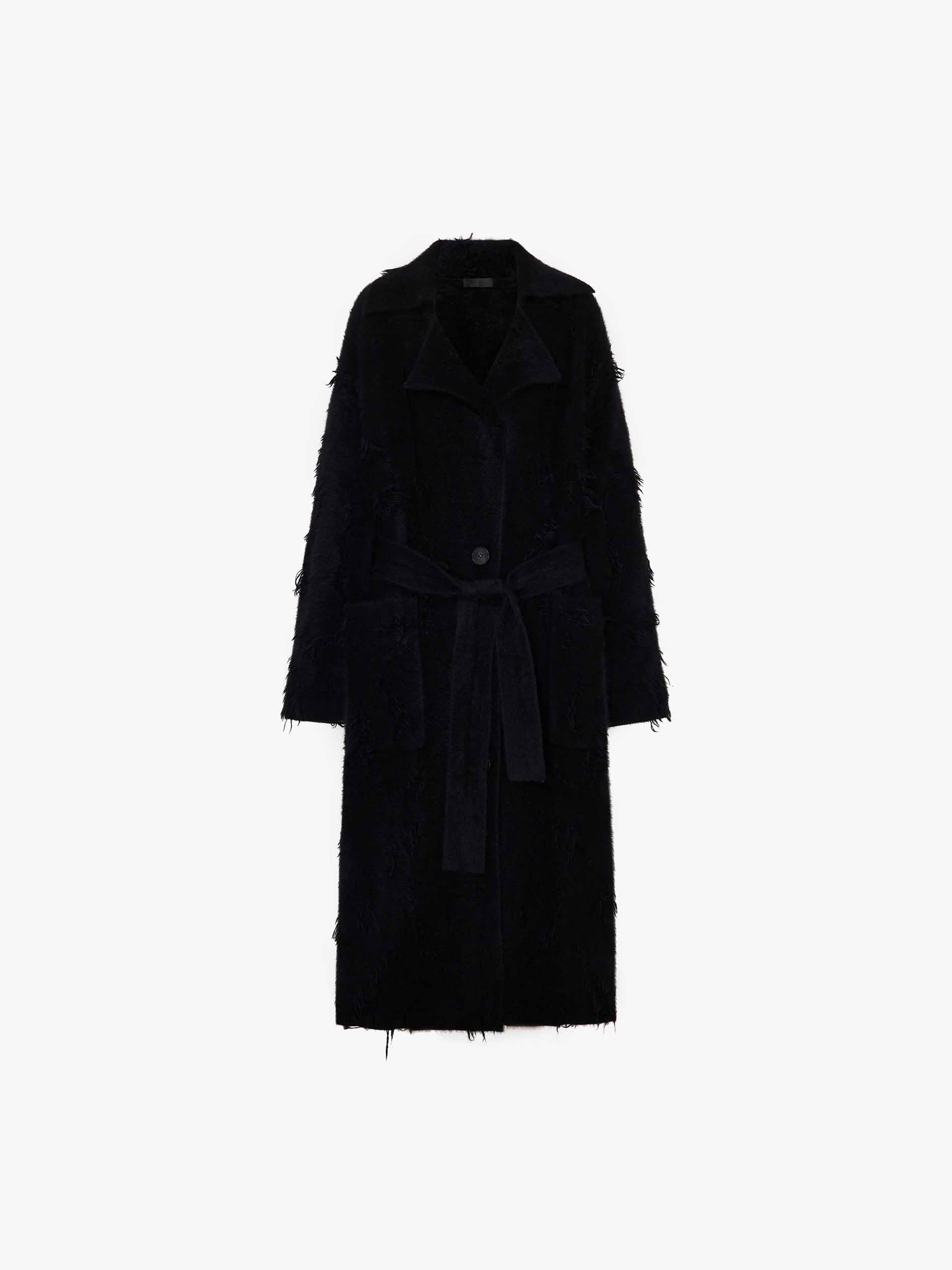 Longline Furry Cardigan