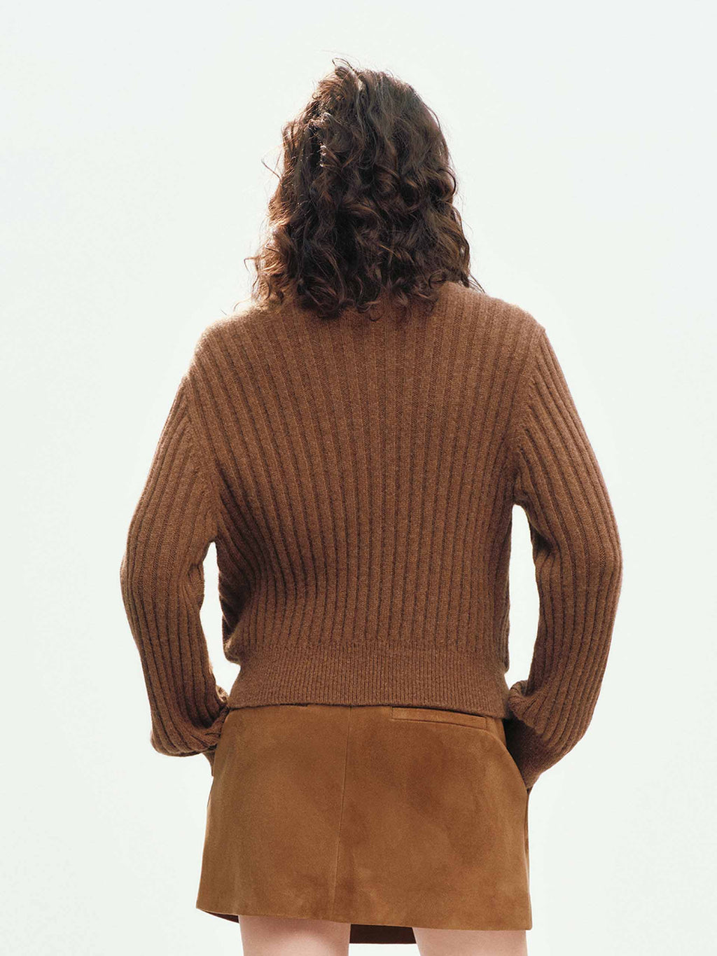 Naval Collar Knitted Cardigan