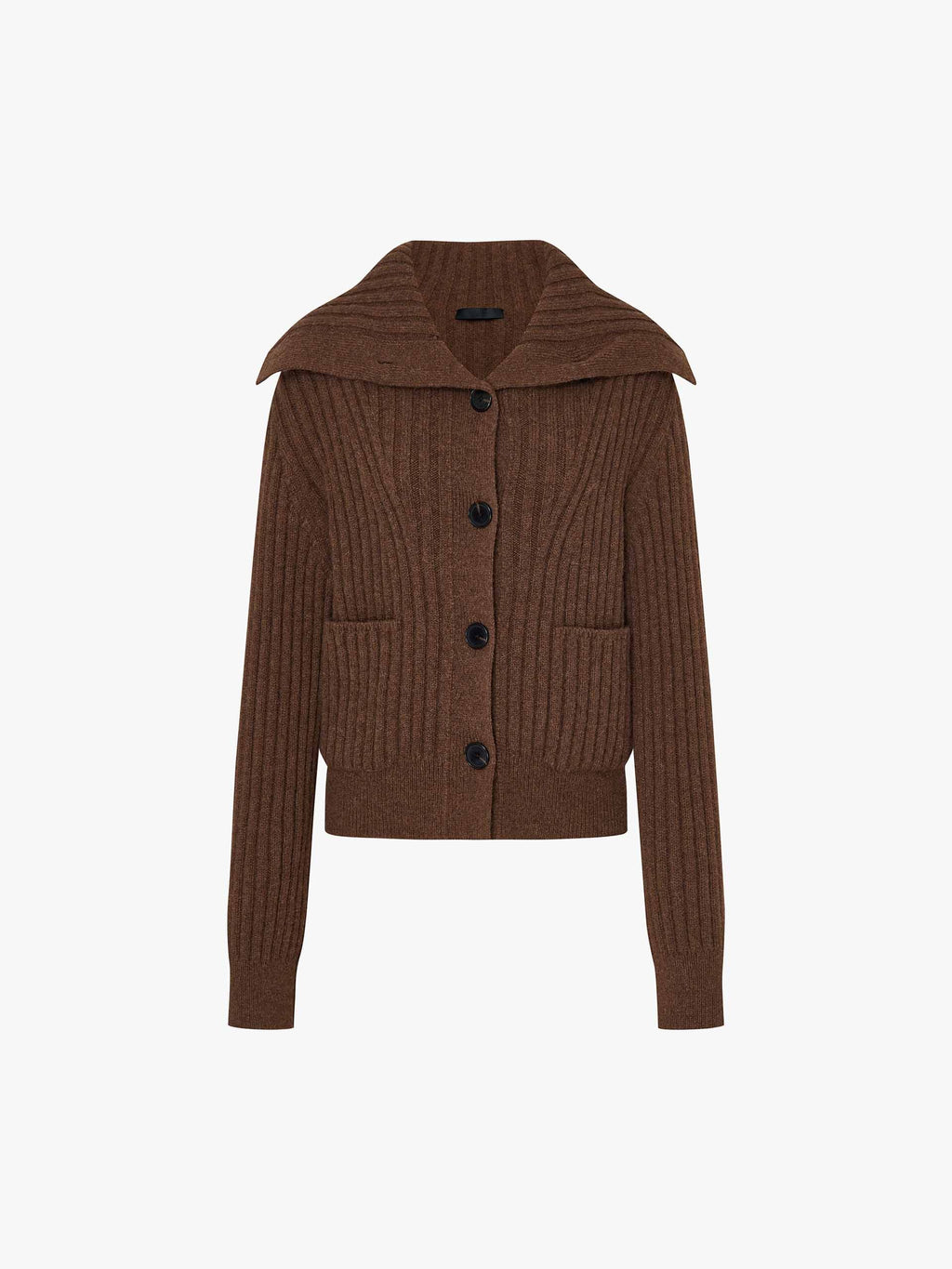 Naval Collar Knitted Cardigan