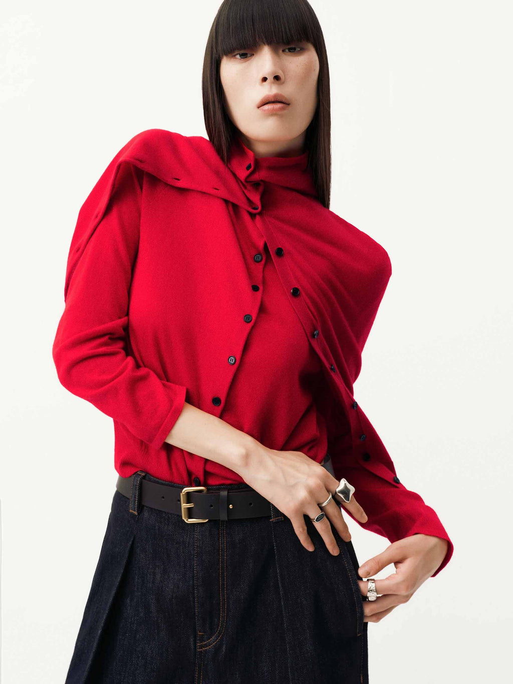 Pure Wool Knitted Cardigan