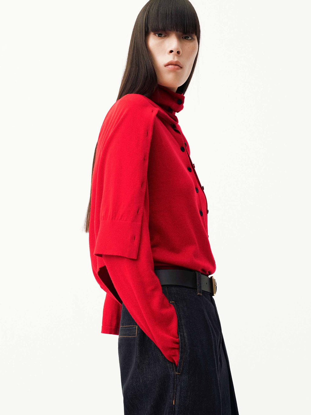 Pure Wool Knitted Cardigan