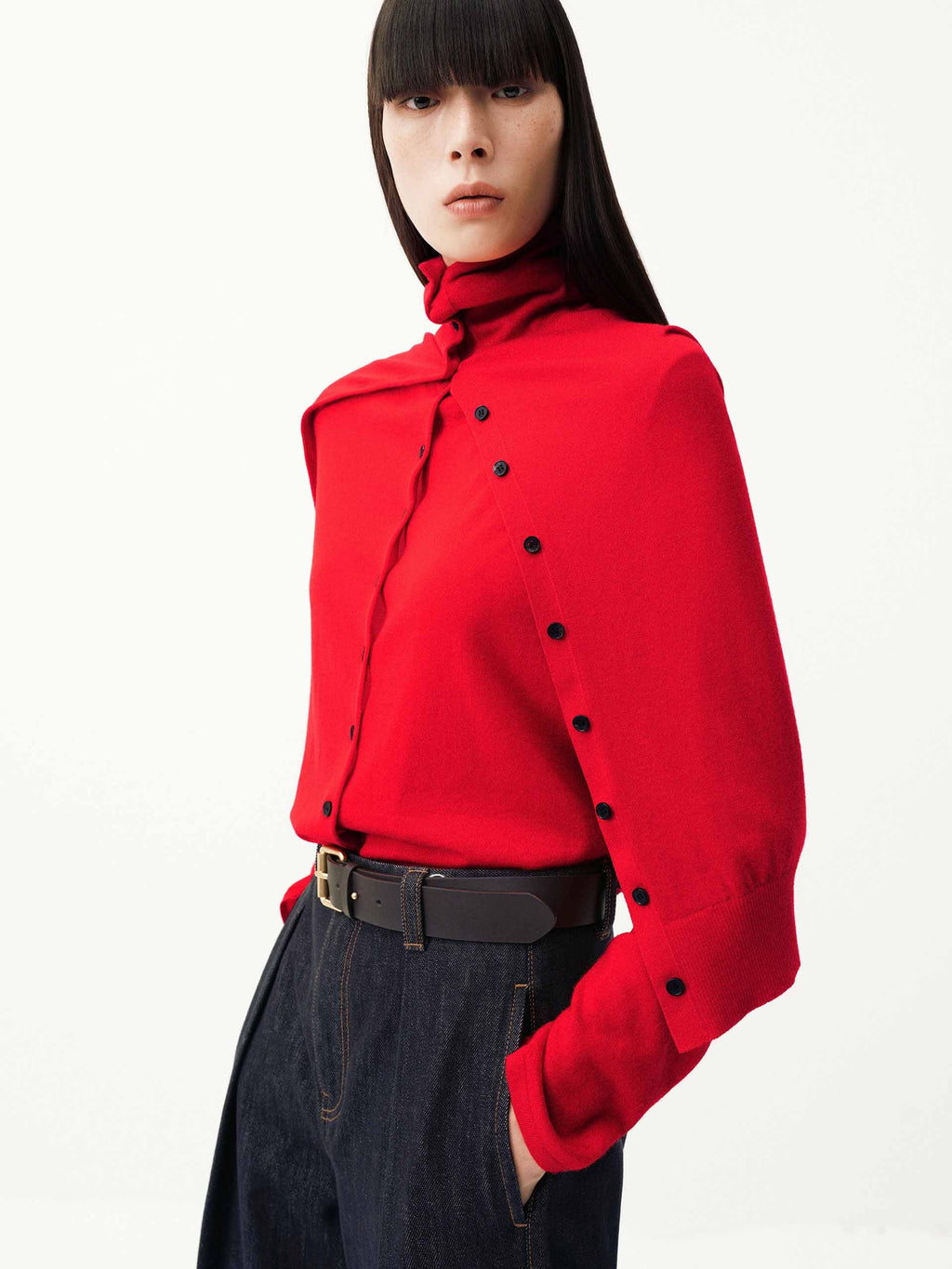 Pure Wool Knitted Cardigan