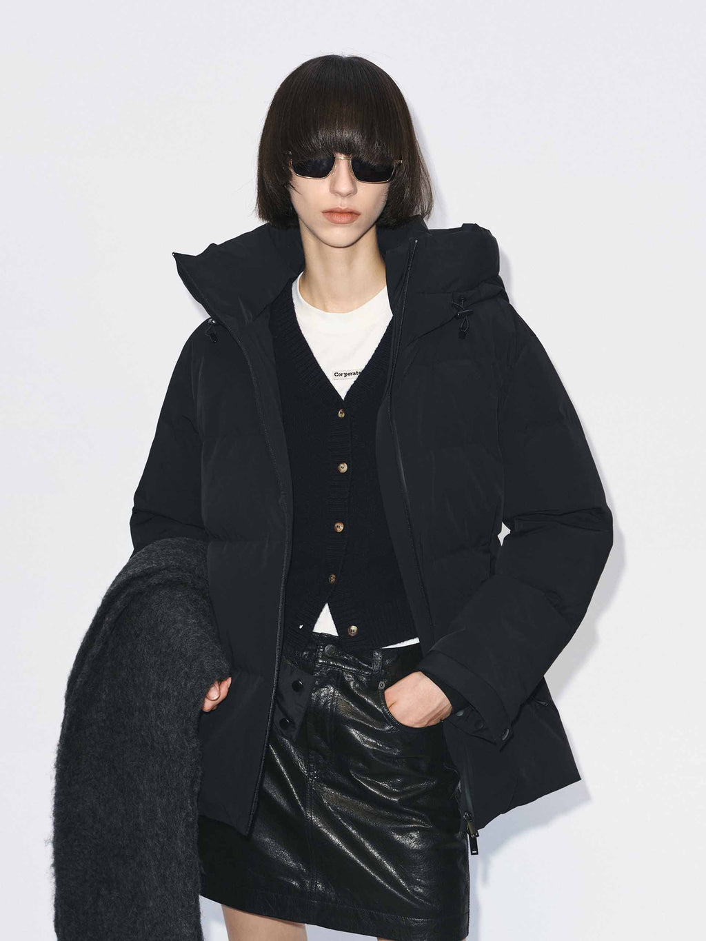 Include Yak V-neck Cardigan
