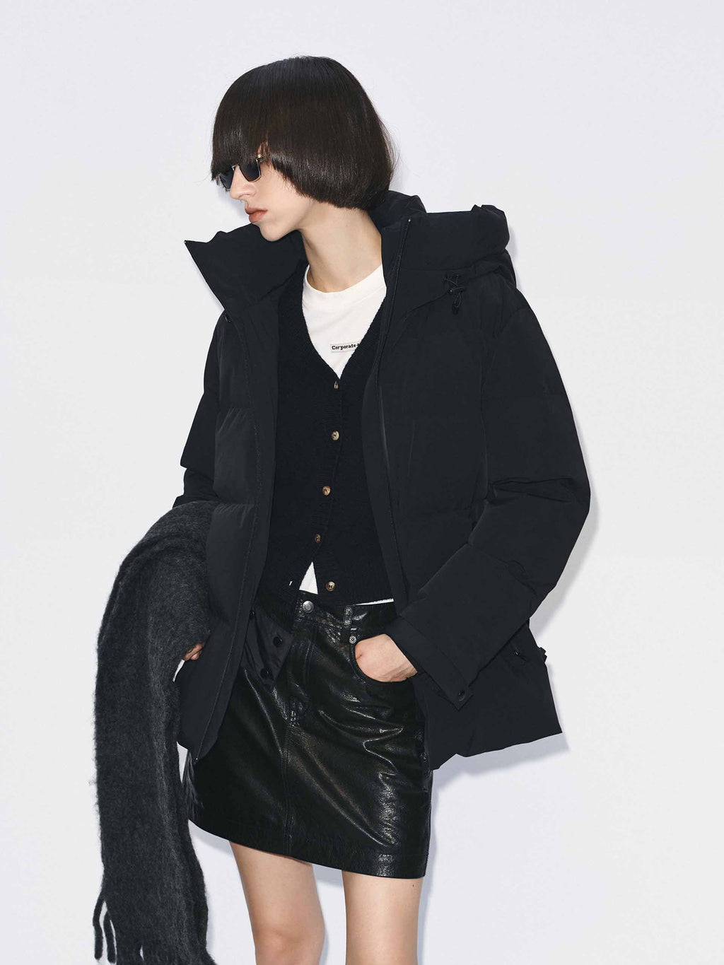 Include Yak V-neck Cardigan