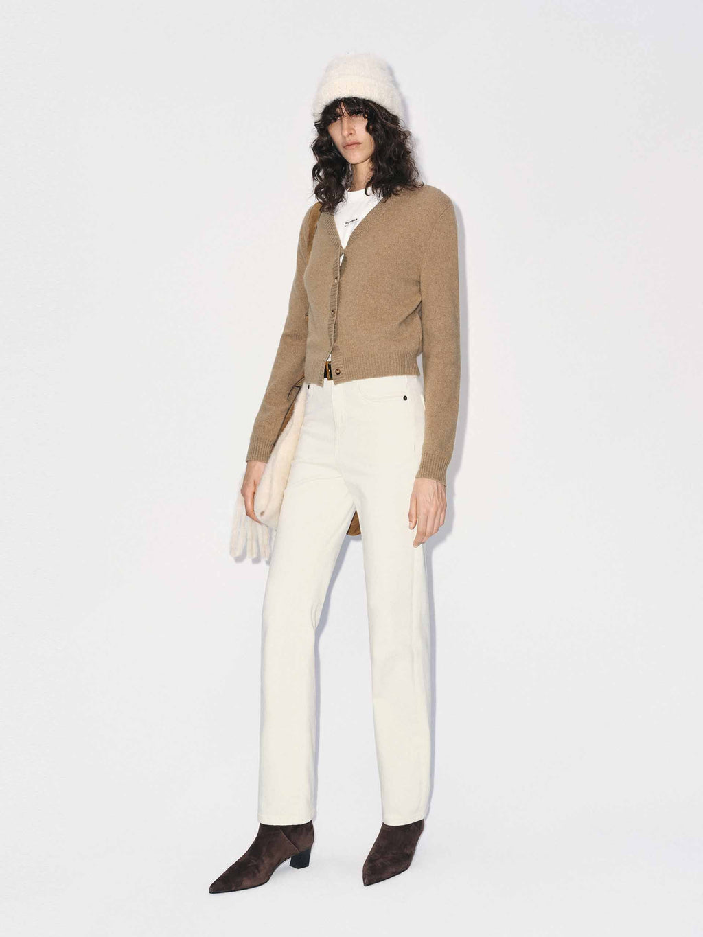 Include Yak V-neck Cardigan