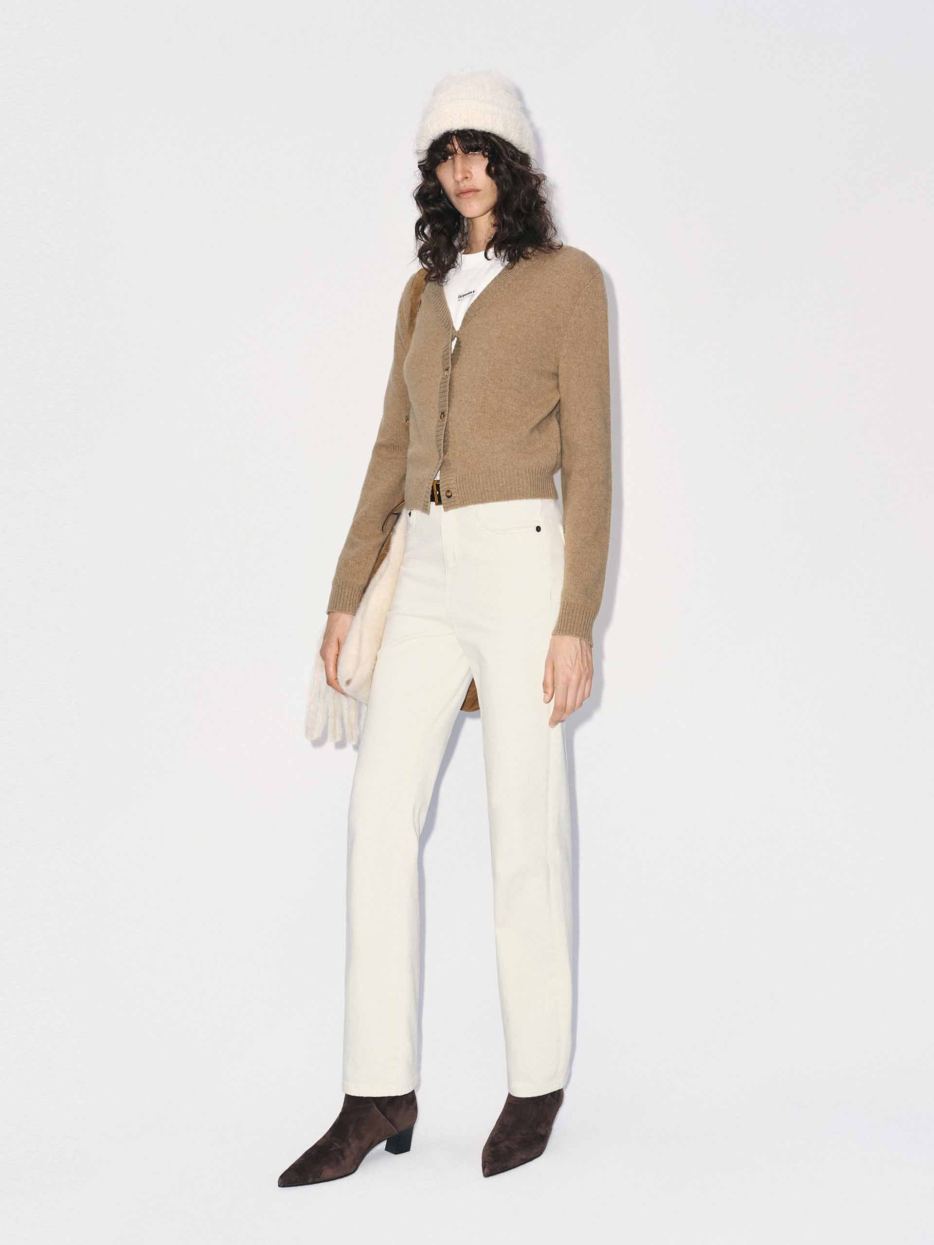 Include Yak V-neck Cardigan