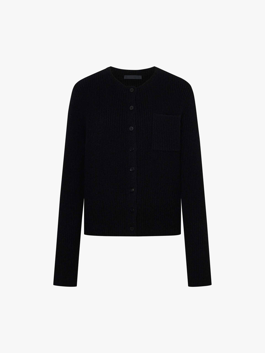 Button Close Knitted Cardigan