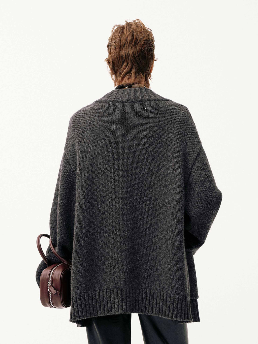 Multi Pockets Knitted Cardigan
