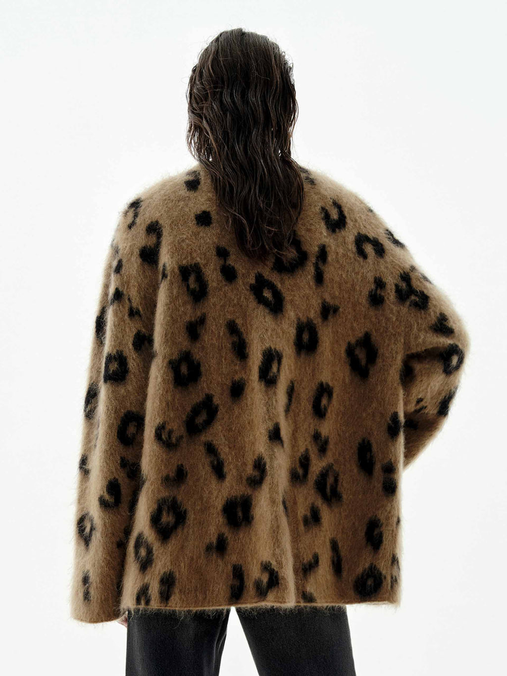 Leopard Print Relaxed Cardigan