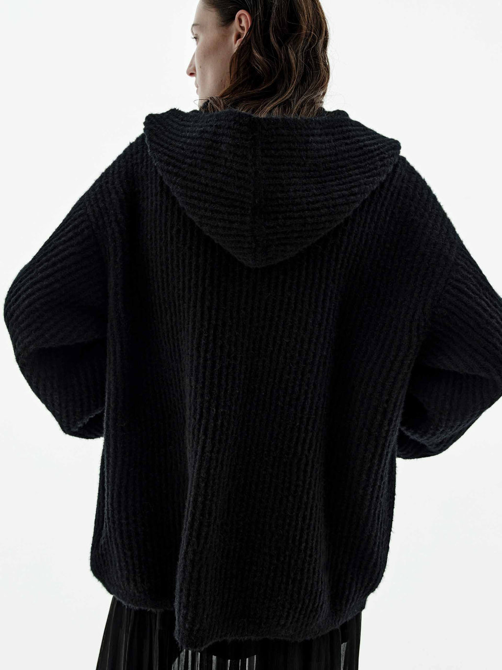 Hooded Zipper Cardigan