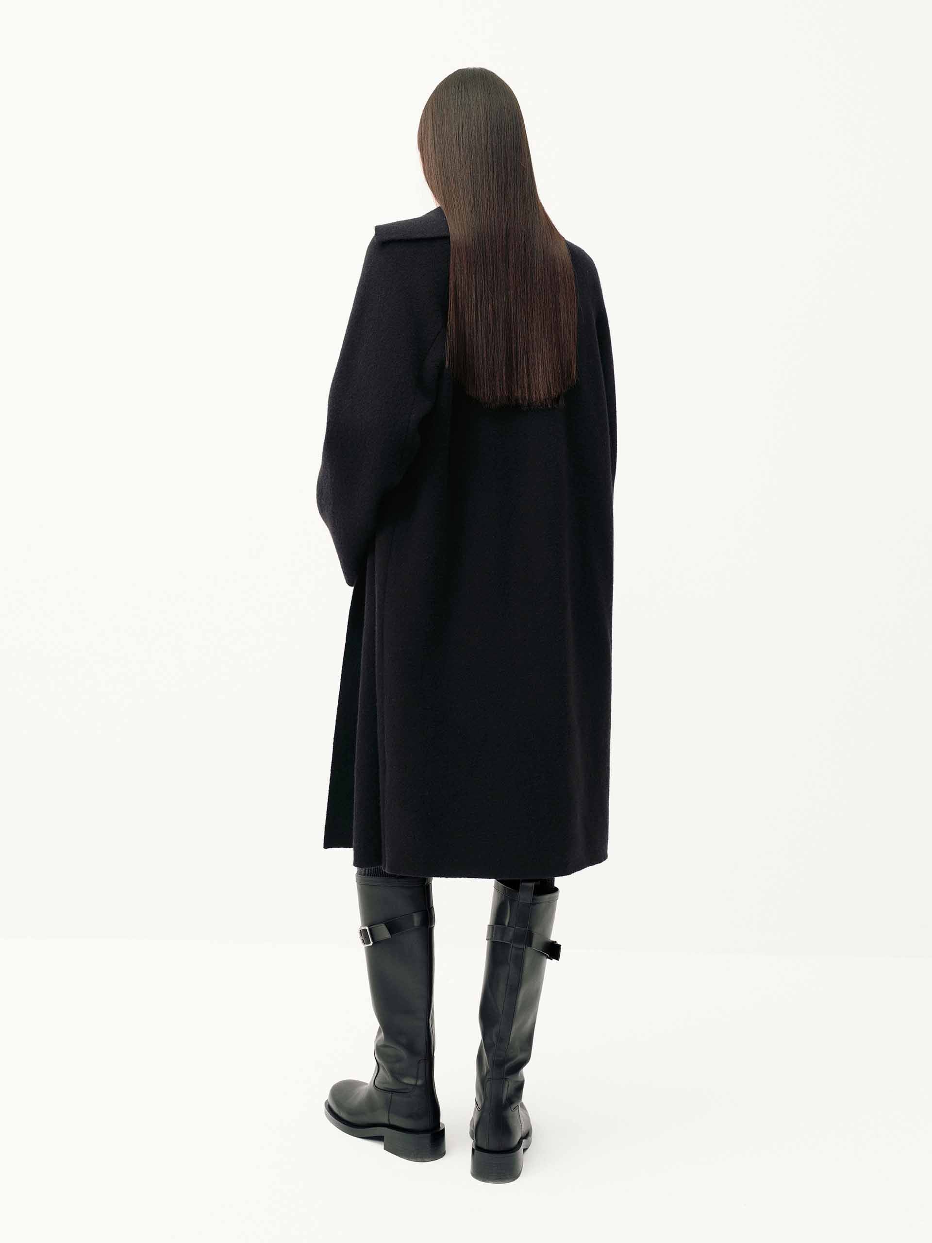 Wool Blend Long Cardigan