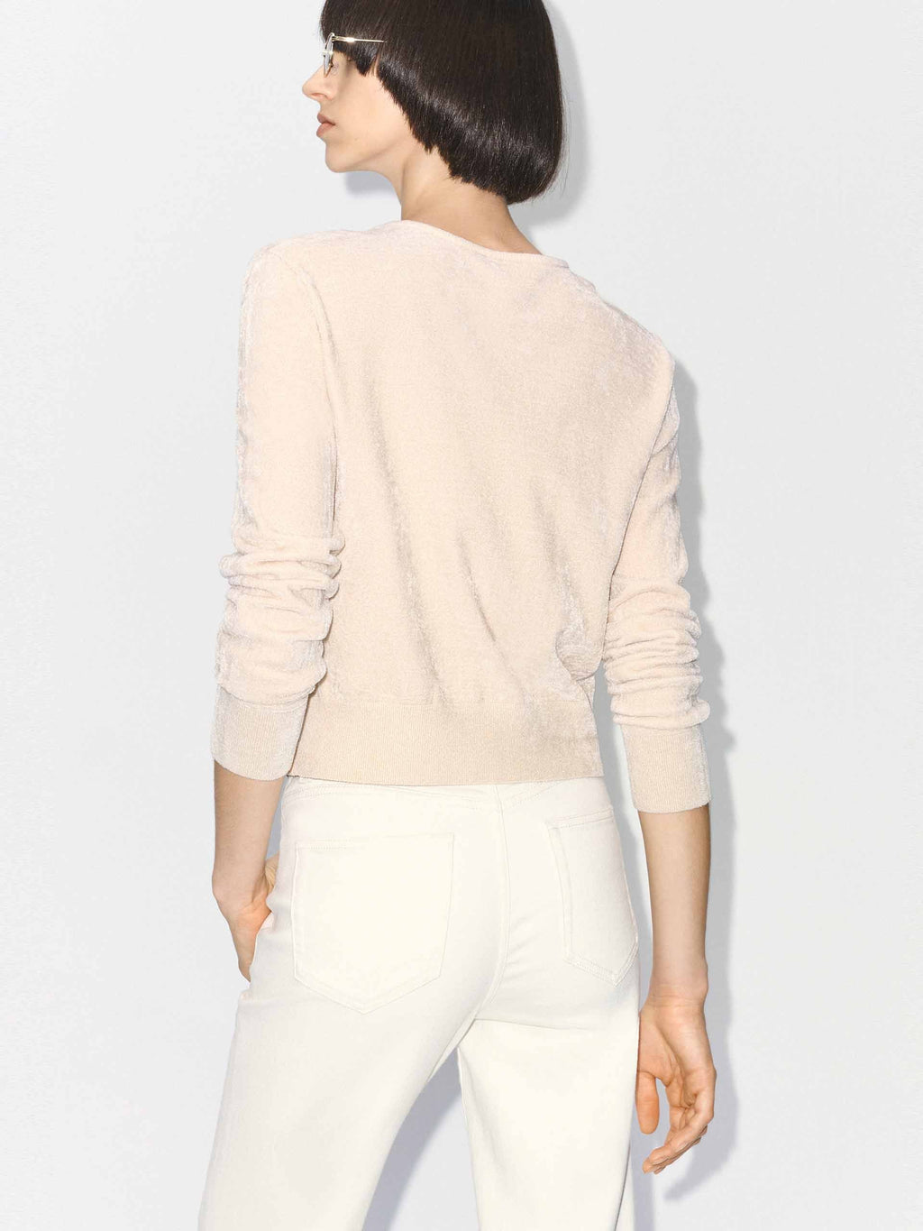 Metal Button Soft Cardigan