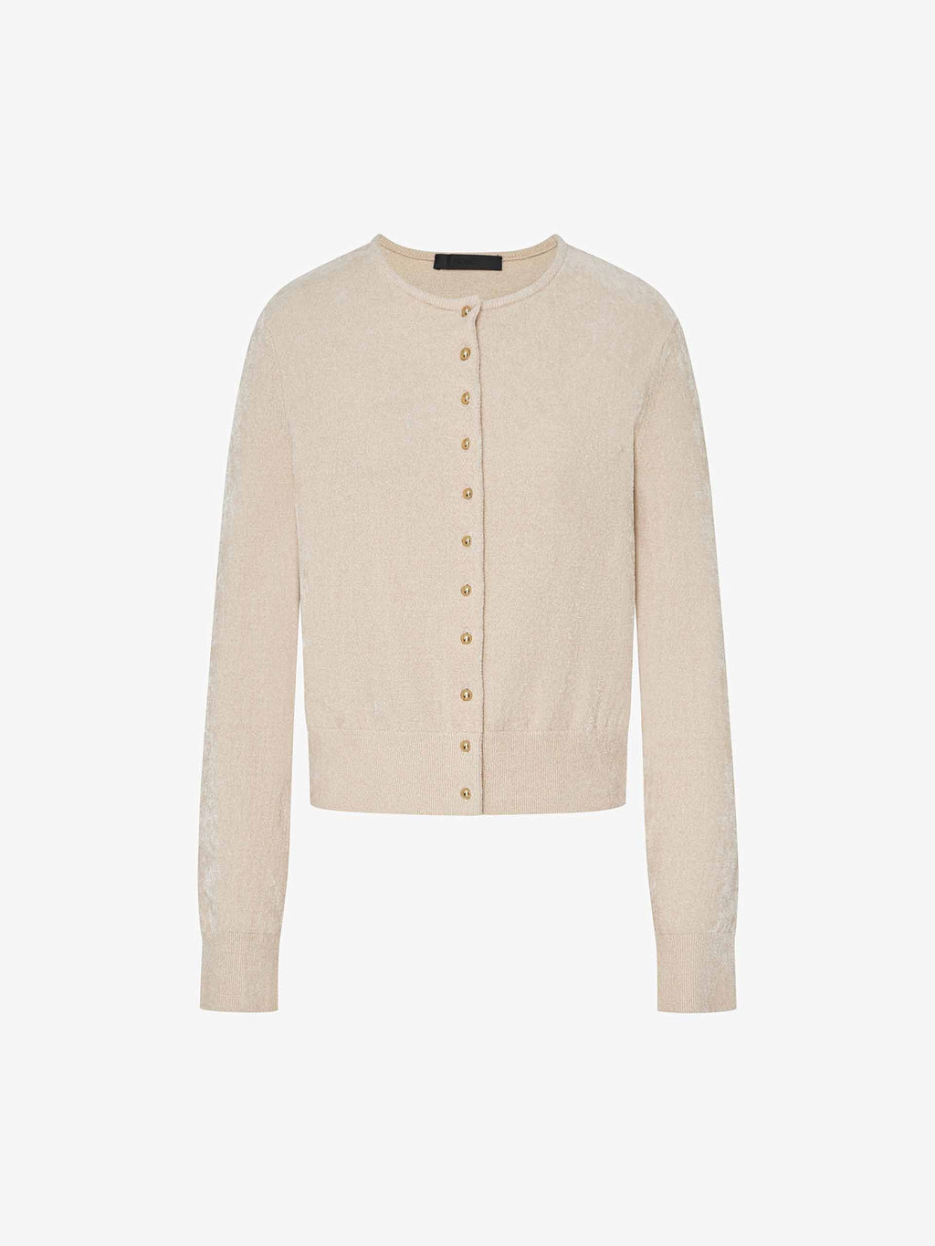 Metal Button Soft Cardigan