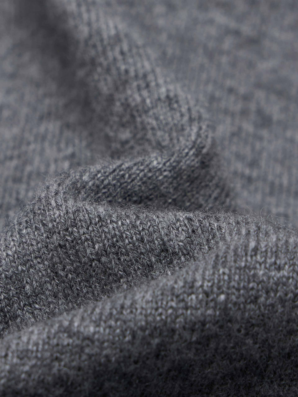 Paneled Denim Wool Cardigan