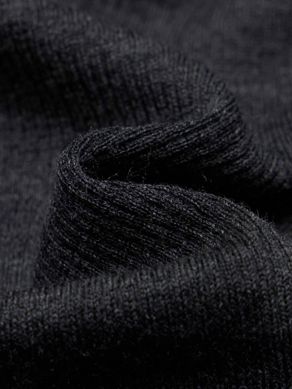 Fitted Layered Wool Cardigan