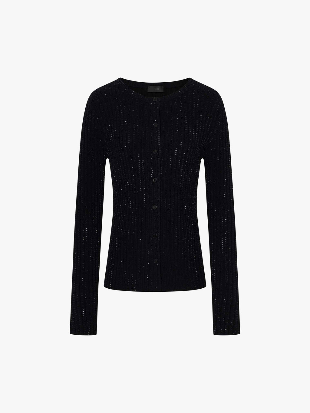 Hotfix Rhinestone Fitted Cardigan