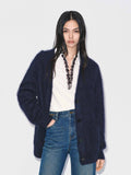 Furry Touch Knitted Cardigan