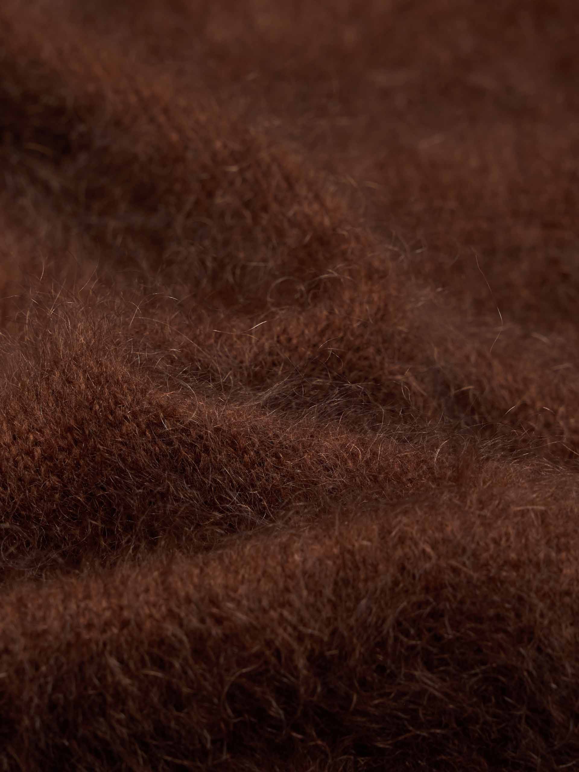 Furry Touch Knitted Cardigan