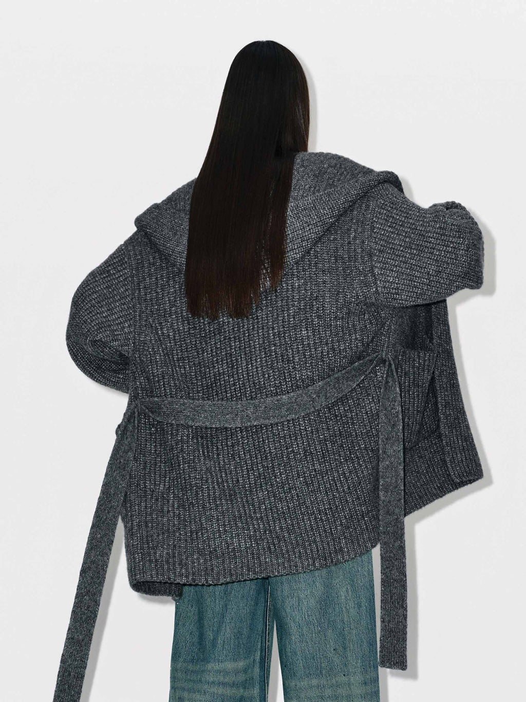 Relaxed Hooded Cardigan