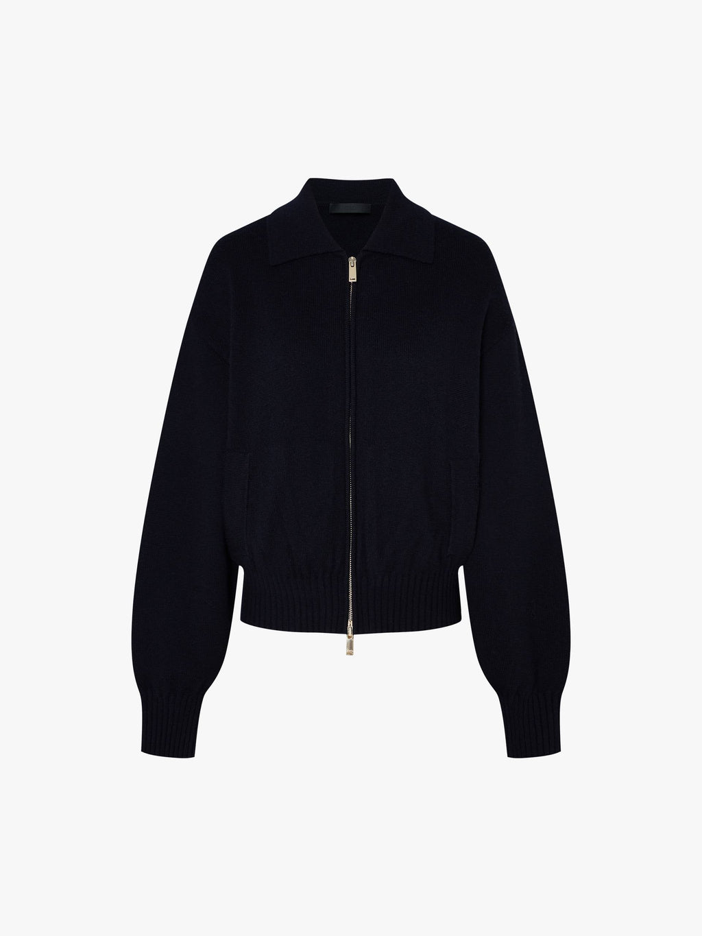 Two-way Zipper Wool Cardigan