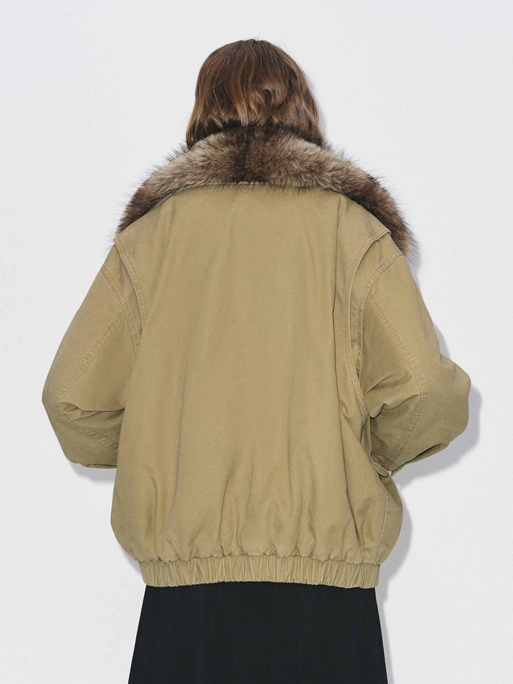 Fur Collar Cotton Coat