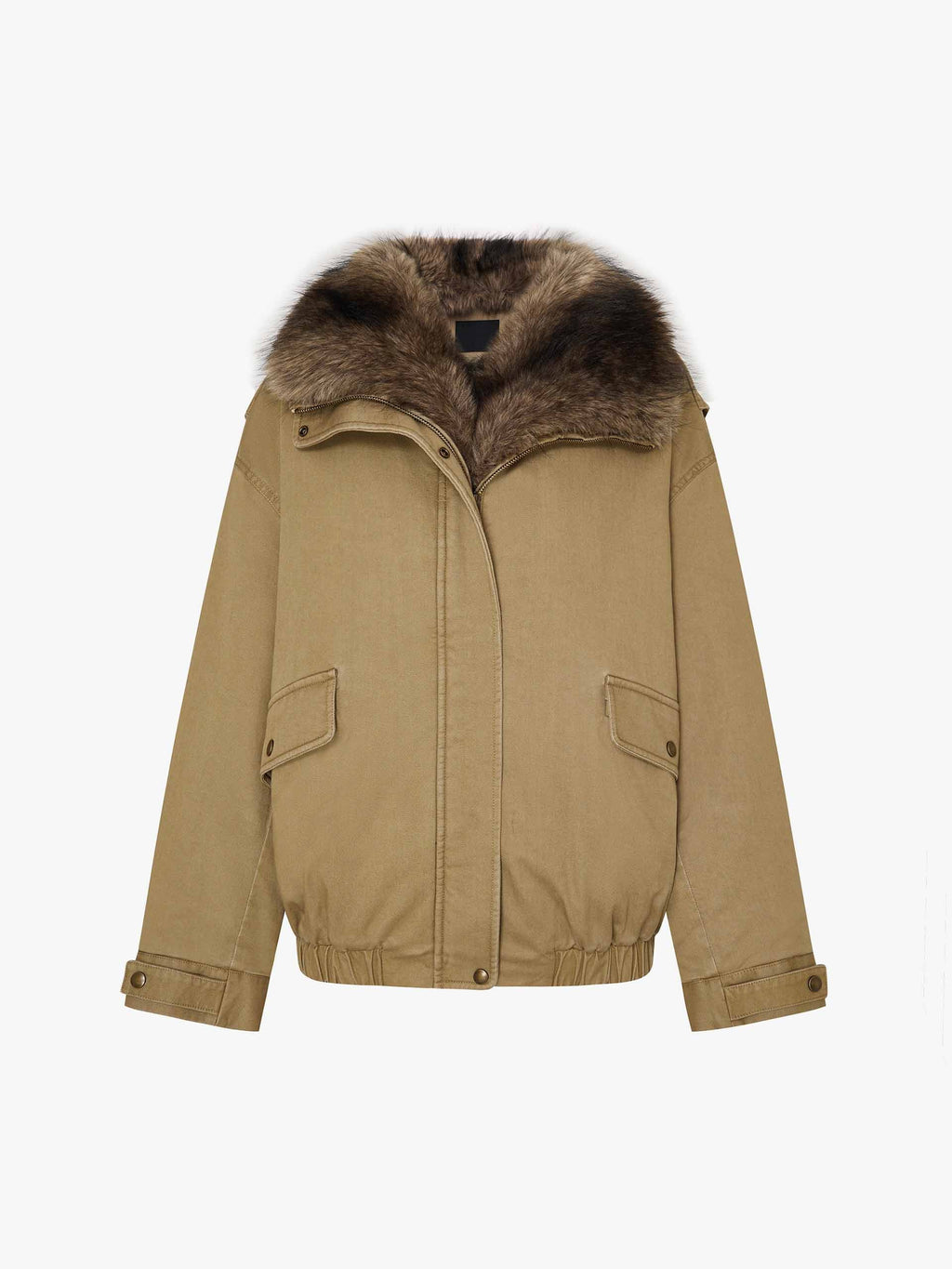 Fur Collar Cotton Coat