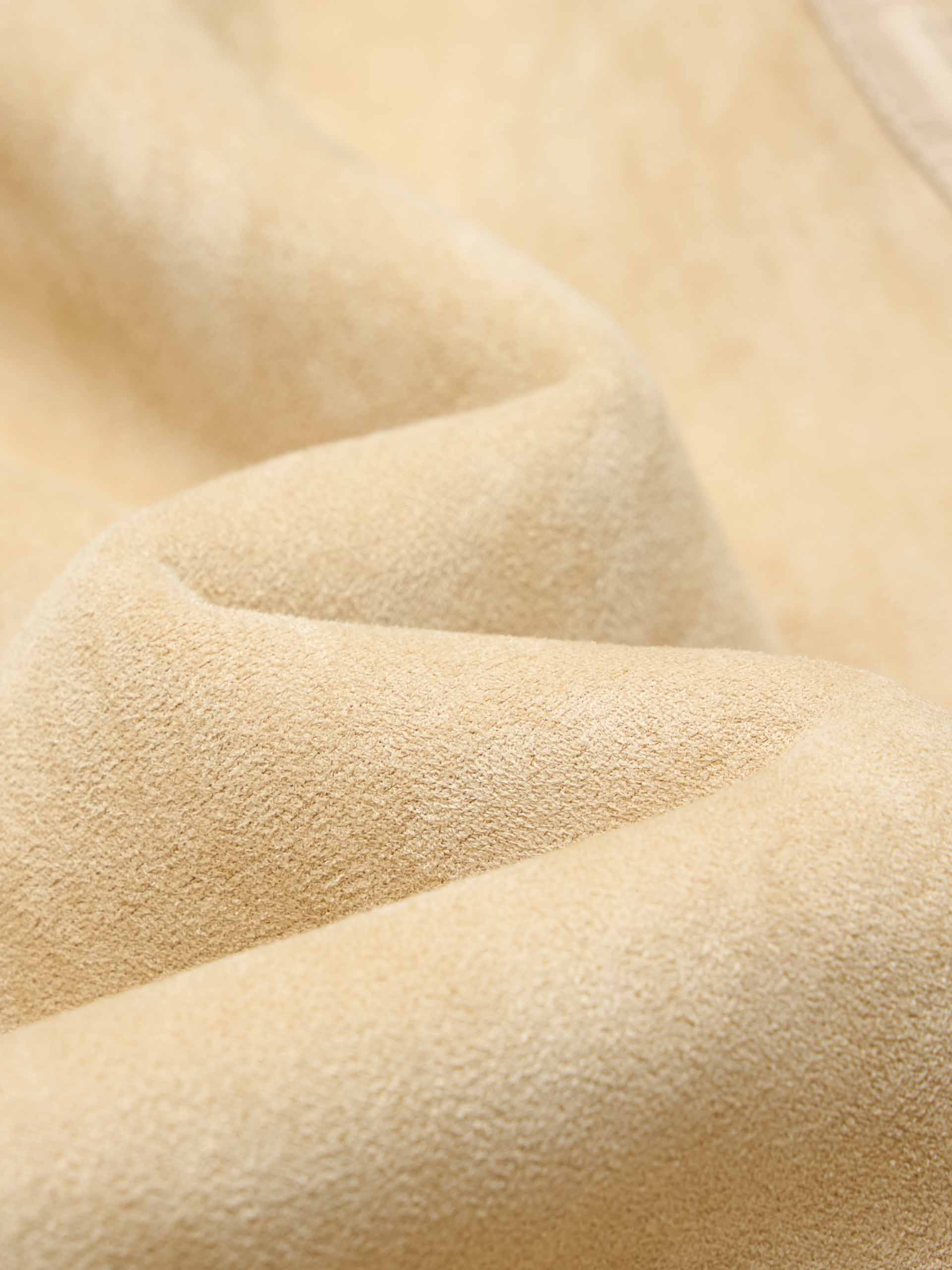 Faux Suede Fur Lining Coat