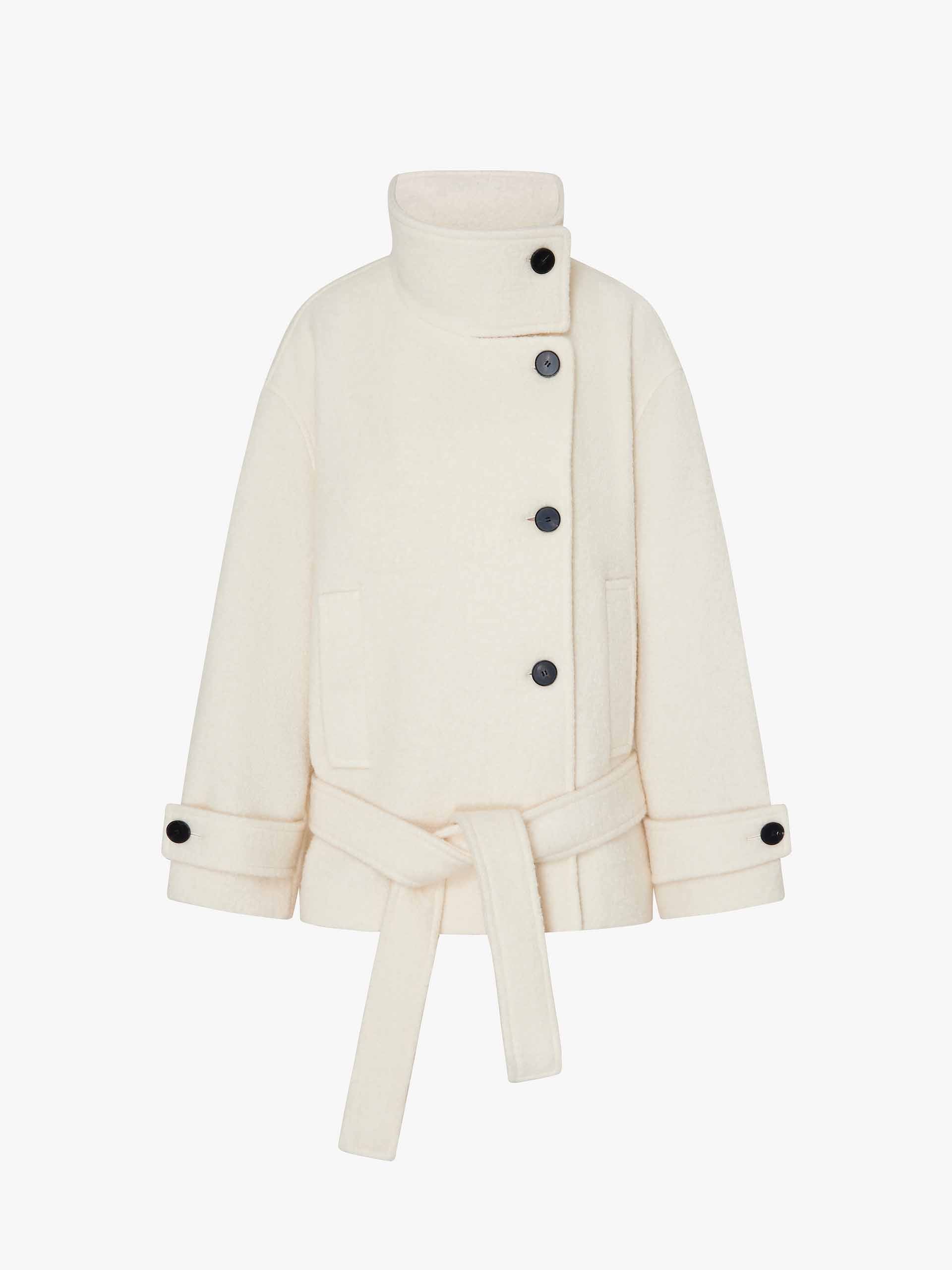 Merino Wool Belt Coat