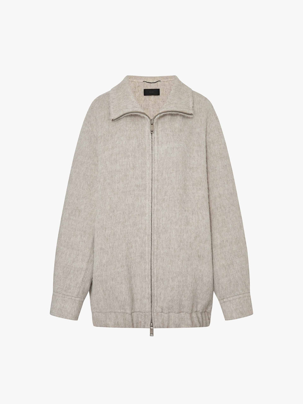 Brushed Two-way Zip Coat