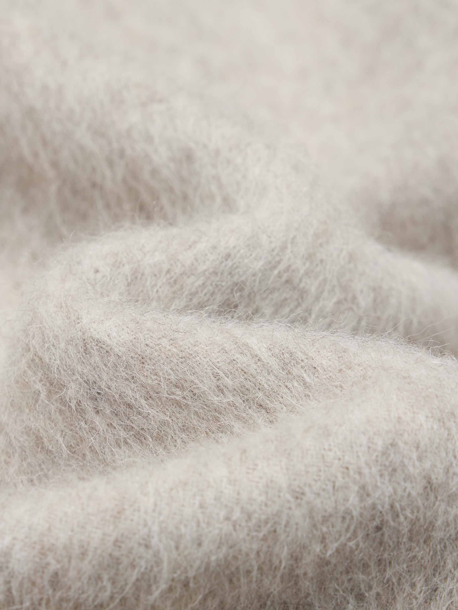 Brushed Two-way Zip Coat