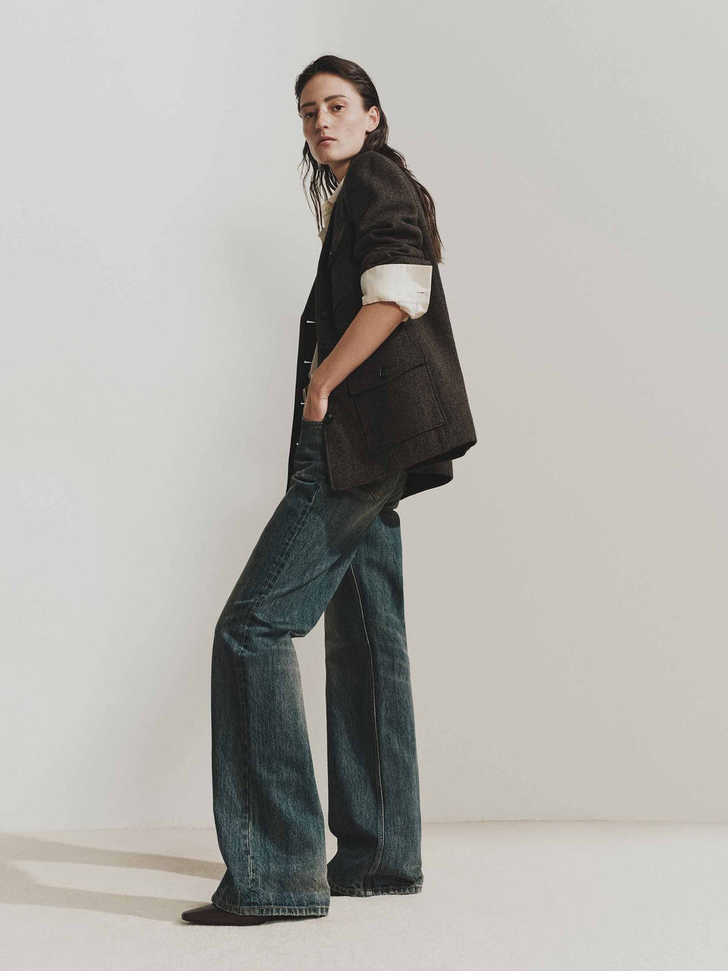 Multi Pocket Wool Coat