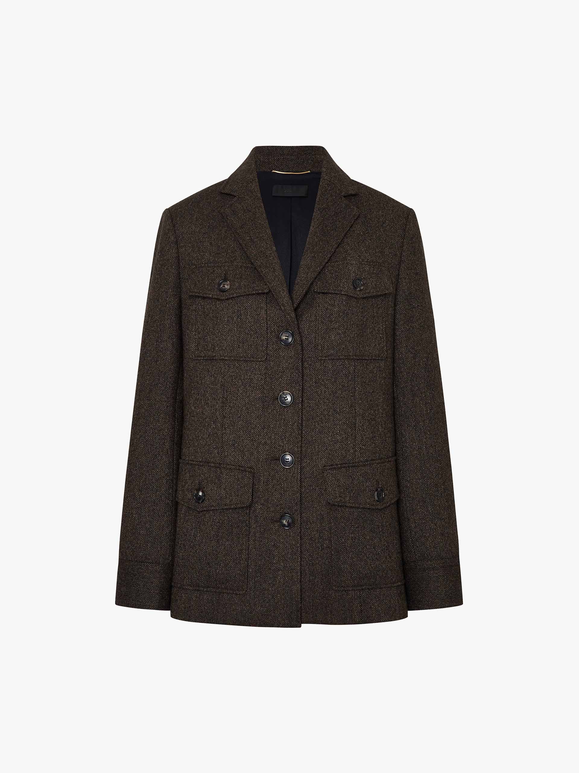 Multi Pocket Wool Coat