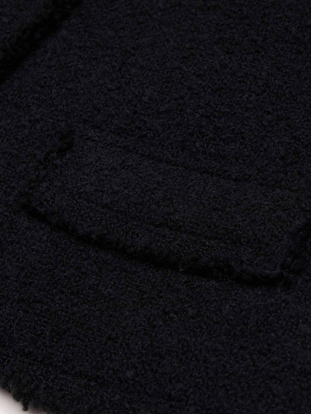 Raw Trim Cropped Coat