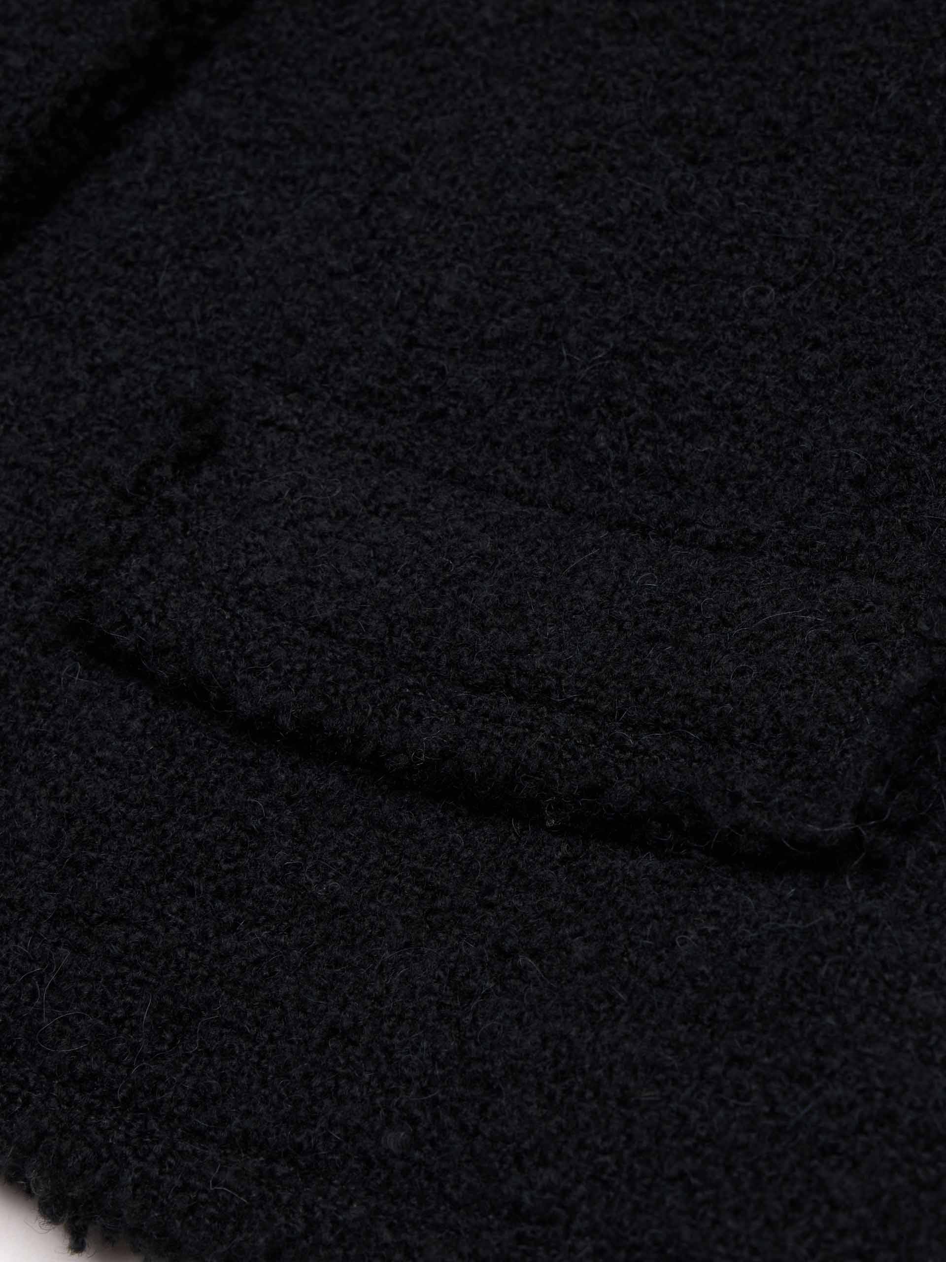 Raw Trim Cropped Coat