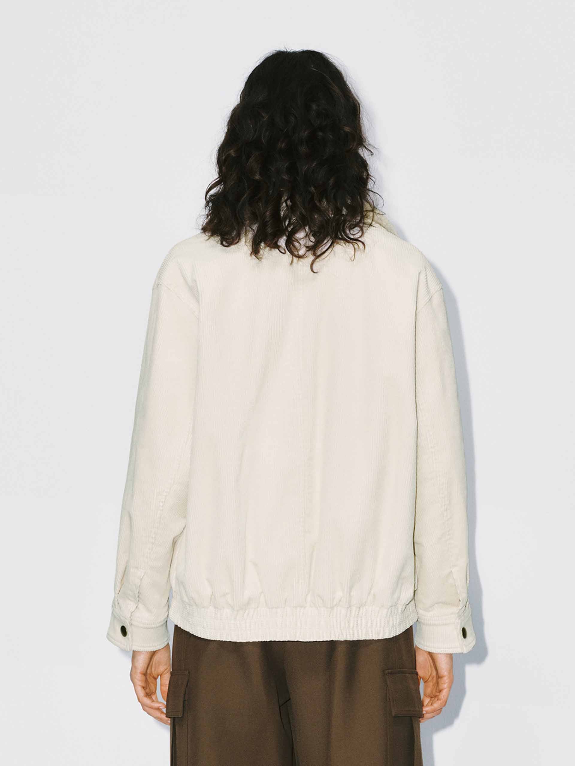 Fur Collar Corduroy Coat