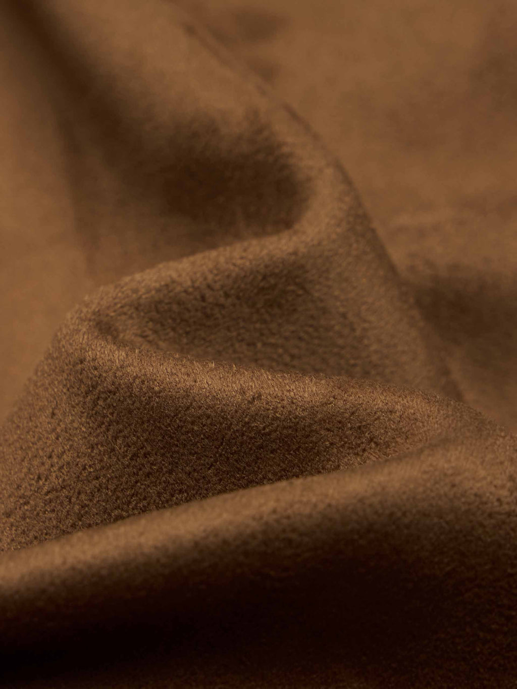 Faux Suede Cropped Coat