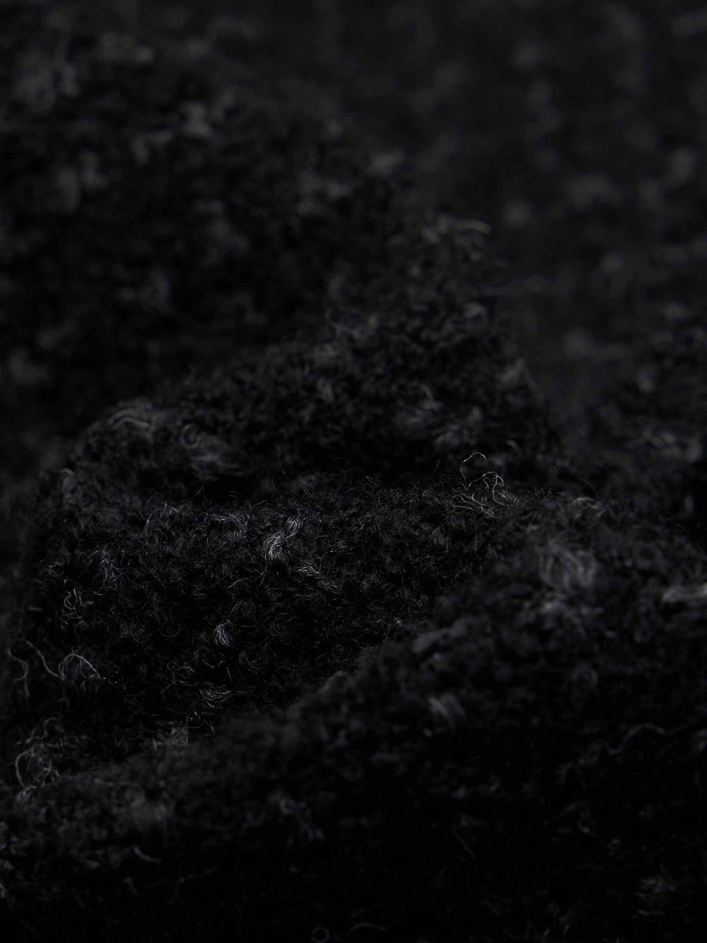 Raw Hem Tweed Coat