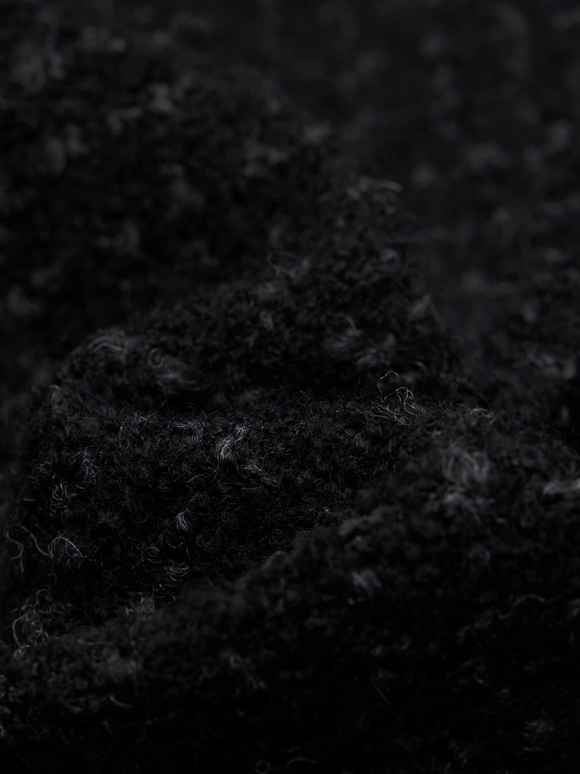 Raw Hem Tweed Coat
